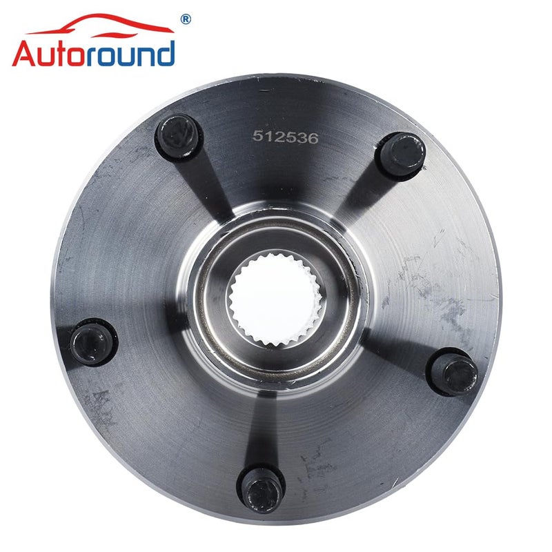 Autoround 512536 محمل العجلة الخلفية ومجموعة المحور لسوبارو Outback 2015-2021/ Forester 2019/WRX 2015-2019/ Legacy 15-21/ Ascent 19-21 5 العروة مع ABS - Image 5